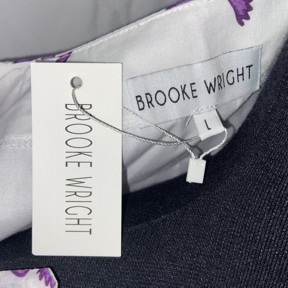 Brooke Wright Lightweight TCU Horned Frog Print Dress Sz Large HARD TO FIND- NWT - Picture 3 of 9